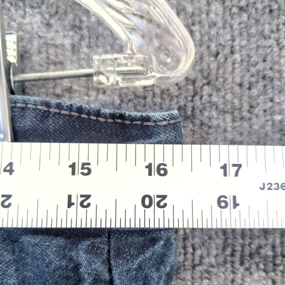 Project Mayhem Men's Straight Jeans Blue 32x32 Dark Wash Denim 5-Pocket - Picture 10 of 11